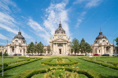 Main Entrance to Szechenyi Baths Stock Photo | Adobe Stock