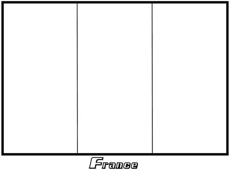 Flag of France Printable coloring page - Download, Print or Color Online for Free