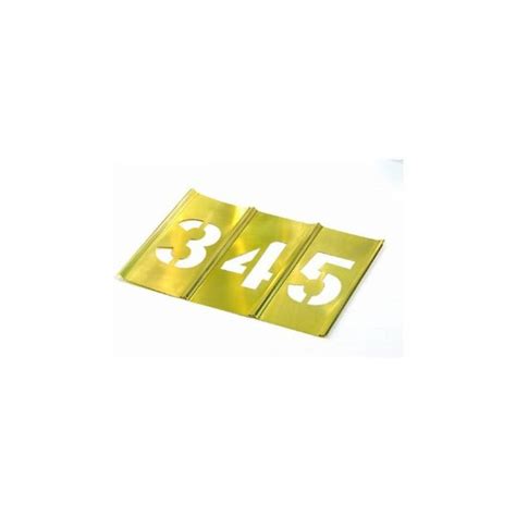 Brass Stencils, Numbers, 15/Set Multiple Sizes - goodworldstore