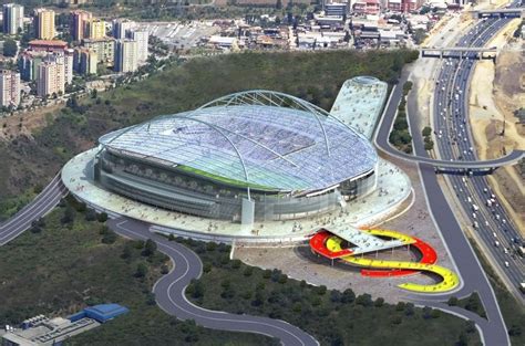 Galatasaray's Turk Telekom Arena. | Stadium architecture, World cup ...