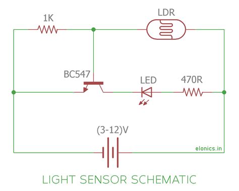 Ldr Day Night Switch Circuit Diagram
