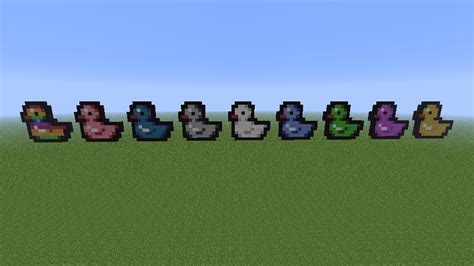 DUCKS ! (pixelart) Minecraft Project