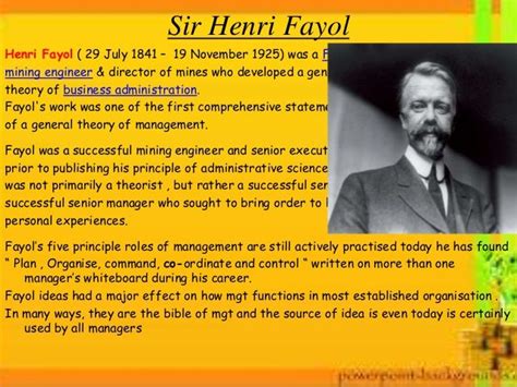 Henri Fayol (French Mining Engineer) ~ Bio Wiki | Photos | Videos