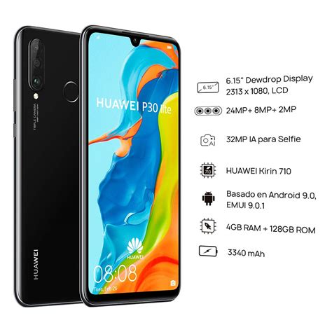 Galleon - Huawei P30 Lite (128GB, 4GB RAM) 6.15" Display, AI Triple Camera, 32MP Selfie, Dual ...