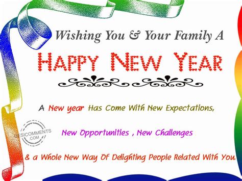 Wishing You & Your Family A Happy New Year - DesiComments.com