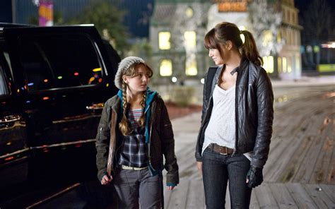 Zombieland HD Wallpaper Featuring Abigail Breslin and Emma Stone