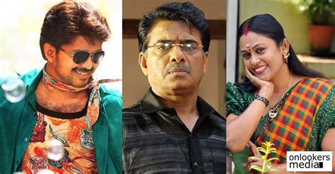 Vijayaraghavan and Seema G Nair in Vijay's Bairavaa