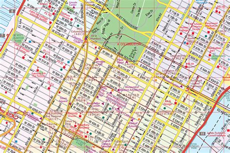 5 Boroughs of New York City Laminated Wall Map | Geographia Maps