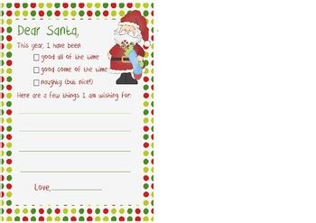 Secret Santa Letter by Ellie Beadle | TPT