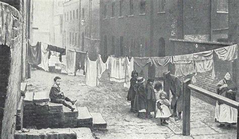 At Work In The Slums Of East London - February 1884