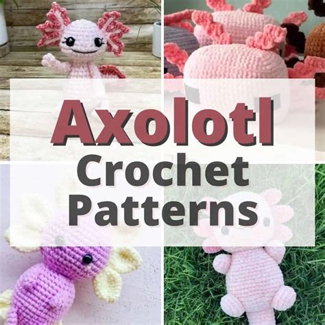 10+ Adorable Axolotl Crochet Patterns