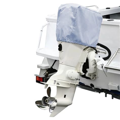 Grey Outboard Motor Hood Cover/Boat Engine Cover 30 90 HP Waterproof ...