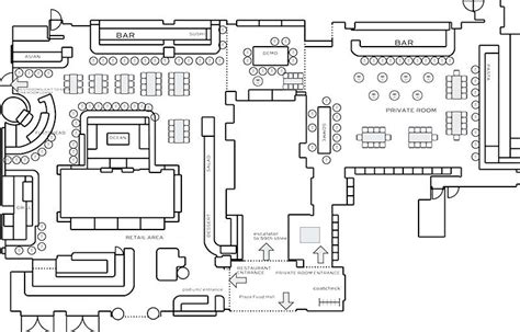 Food Court Layout Plan