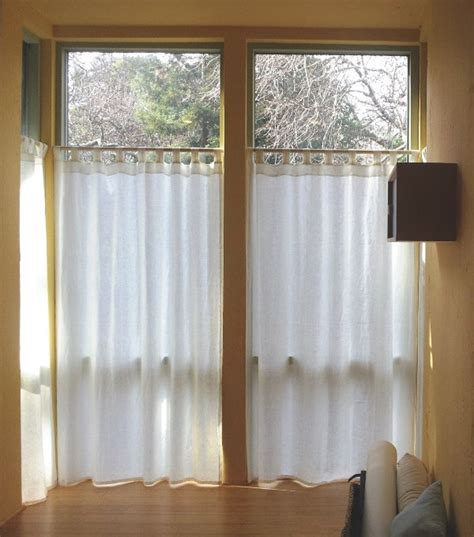 Linen Tab Top Curtains,white Linen Curtains,unlined Curtains,light, Non Transparent Curtains ...