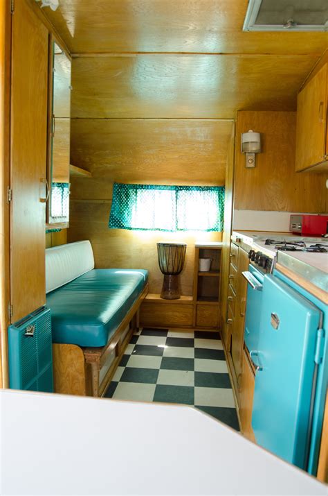 Our 1964 Shasta Airflyte Refinished Interior, March 2014 | Camper decor ...