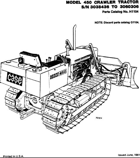 Visual Breakdown: Case 450 Dozer Parts