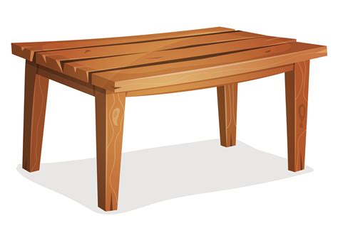 Mesa de madera de dibujos animados 264993 Vector en Vecteezy