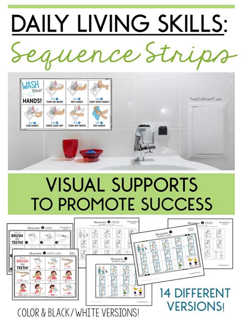 Daily Living Skills: Strategies to Help Sequence & Achieve Personal Hygiene Tasks | Living ...