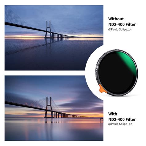 Variable ND2-400 Filter 49-82mm Nano-X Series| ND Filters