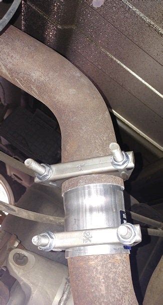 Cheap driveway tailpipe repair - Nissan Titan Forum