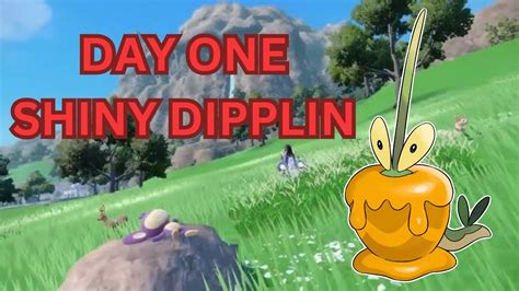 Day one SHINY DIPPLIN in Pokemon Violet: The Teal Mask - YouTube