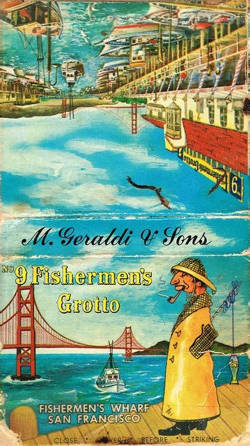 Matchbook - # 9 Fisherman's Grotto - San Francisco | San francisco, Fishermans wharf, Matchbook