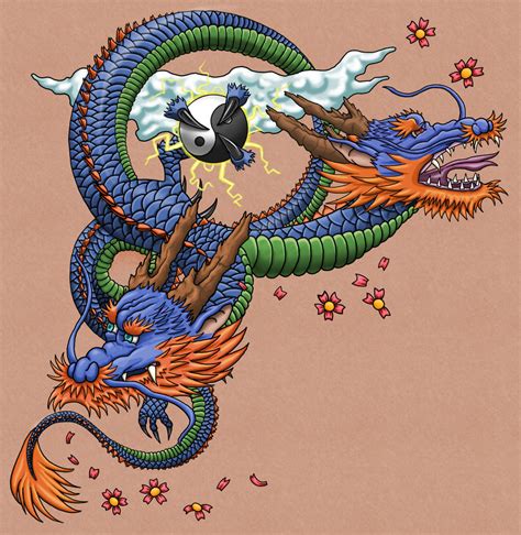 Japanese Dragon Final by Almwitch on DeviantArt