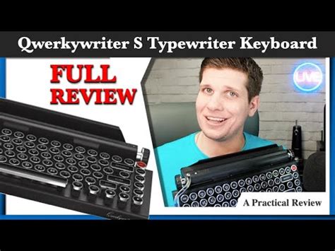 Qwerkywriter S Typewriter Keyboard Full Review: GREAT FOR WRITERS - YouTube