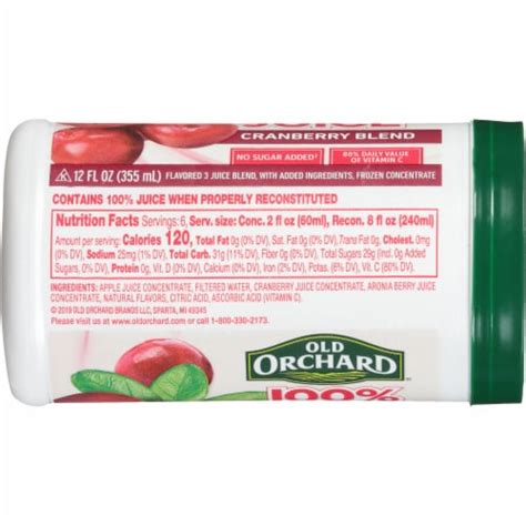 Old Orchard Cranberry Blend Juice Concentrate, 12 fl oz - Smith’s Food ...