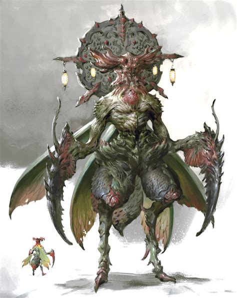 zerg · Concept art by Yang Qi Fantasy Demon, Fantasy Races, Fantasy Monster, Dark Fantasy Art ...