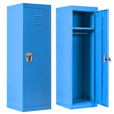 SUNCROWN 48 inch Locker for Kids Metal Storage Locker for Kids Room, Bedroom (Blue) - Walmart ...