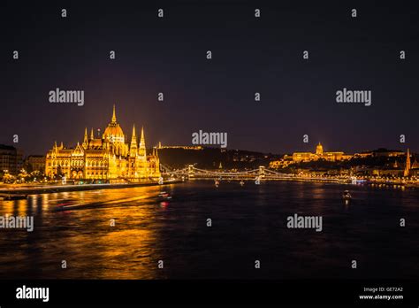 Night view of Budapest Stock Photo - Alamy