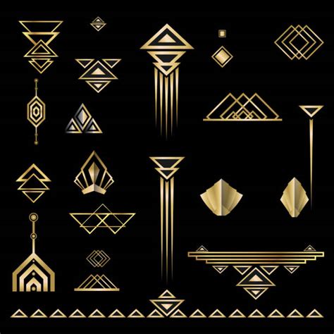 5,600+ Art Deco Logo Stock Illustrations, Royalty-Free Vector Graphics ...