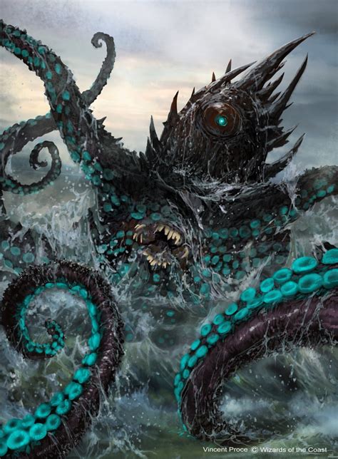 MTGNexus - Kraken token Art by Vincent Proce