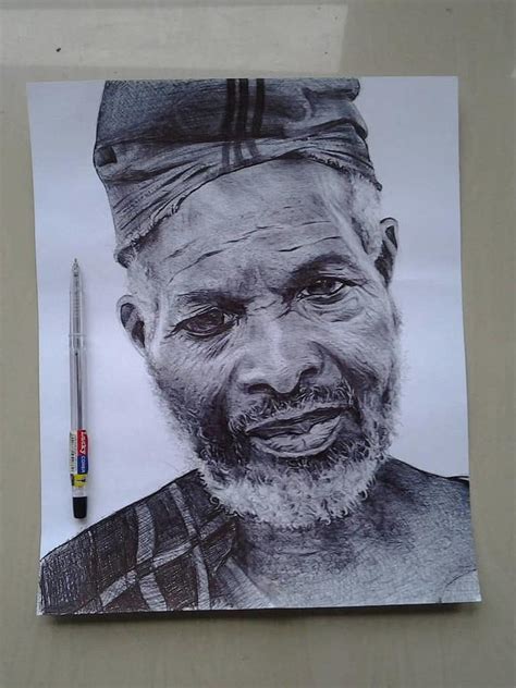 Hausa face Drawing by Ajadi Olatunbosun | Fine Art America