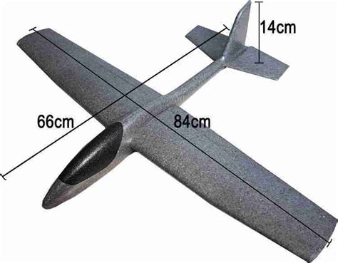 84cm (840mm / ~33.07") Wingspan - Hand Toss Foam Glider - WIND CATCHER RC