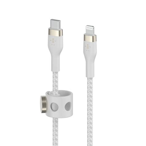 Belkin Boost Charge Pro Flex USB-C to Lightning Cable (white) - 3 m - Apple accessories - LDLC 3 ...