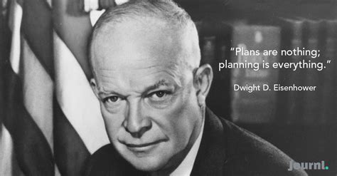 "Plans are nothing; planning is everything." - Dwight D. Eisenhower ...