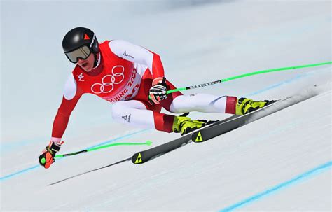 Alpine skiing-Impressed downhillers get first taste of Yanqing slope ...