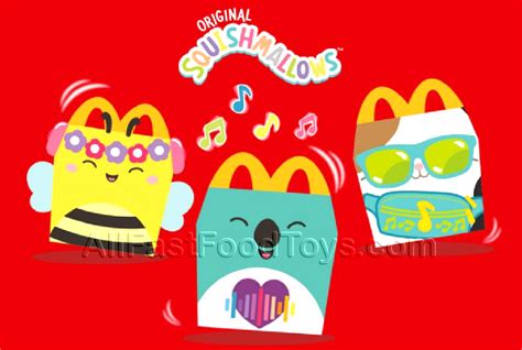 McDonald's Squishmallows Happy Meal Toys Display Complete Set of 10 Toy Collection Canada August ...