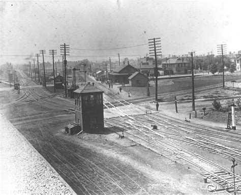 The Digital Research Library of Illinois History Journal™ : Downtown Joliet, Illinois. circa 1900