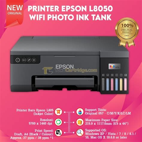 Jual Printer Epson L8050 L 8050 Photo ID Card Print - Pengganti L805 | Shopee Indonesia