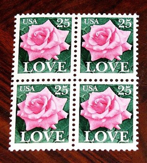 LOVE Stamp Set of 50 .. Unused Vintage Postage Stamps .. 25