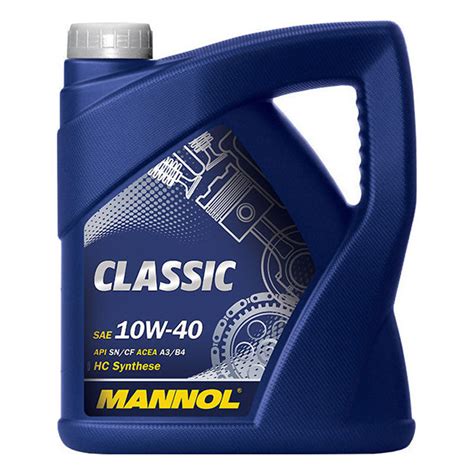 Λιπαντικό κινητήρα MANNOL 10W40 CLASSIC 5L