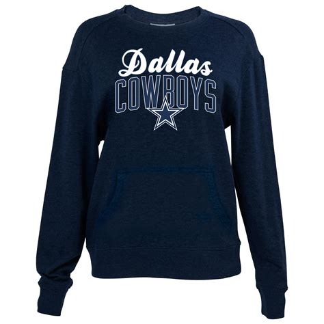 Women's Dallas Cowboys Navy Wren Pullover Sweatshirt