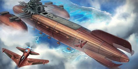 Dieselpunk Aircraft Carrier Zeppelin by Martynas Latusinskas : ImaginaryAirships | Dieselpunk ...