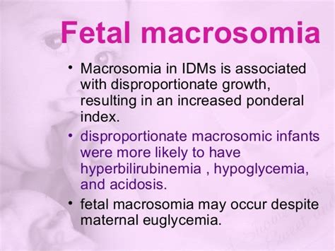 Infant of a diabetic mother