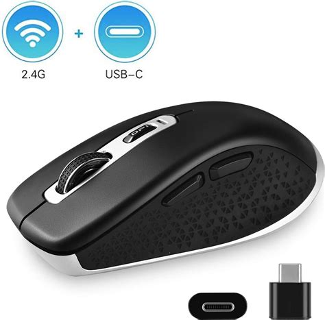 Type C Wireless Mouse, Cimetech 2.4G Mouse Wireless USB: Amazon.co.uk: Electronics