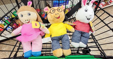 Arthur Plush Characters at Dollar Tree - The Krazy Coupon Lady