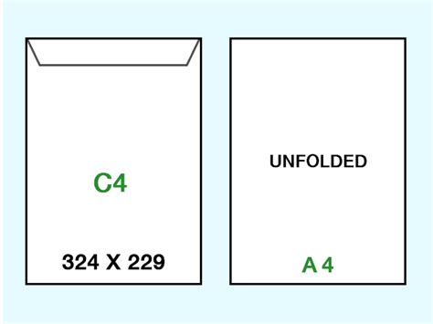 Custom C4 Envelope Printing - 324 x 229mm - Australia Wide Delivery